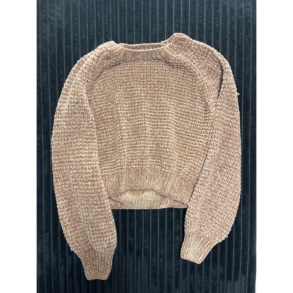 Altar'd State – Women’s – Brown Knit Cropped Sweater – XS